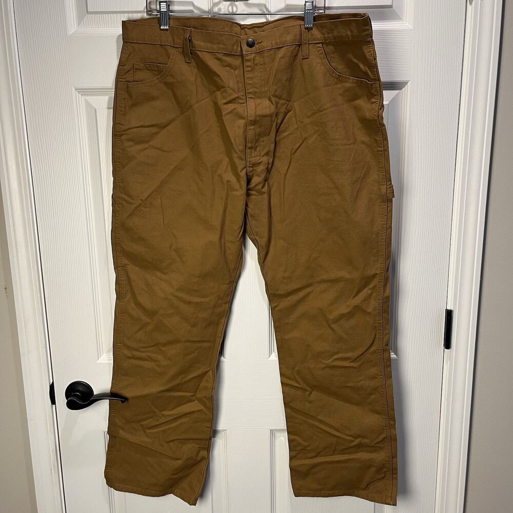 Dickies Carpenter Pants Men's 40x30 Duck Workwear 100% Cotton Pocket Thick